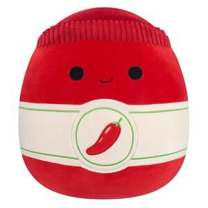 Squishmallows Original 7.5" Illia the Red Sriracha Plush –Ultra-Soft Stuffed Toy